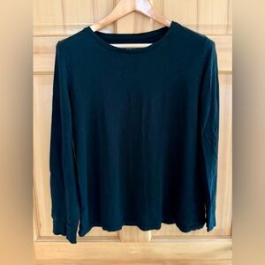 J. Crew Black Vintage Cotton Long Sleeve Tee